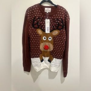 Adorable reindeer Christmas sweater